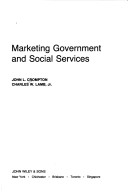 Cover of Marketing Government and Social Services