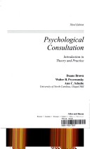 Book cover for Psychological Consultation