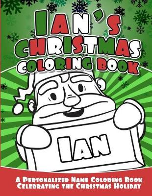 Book cover for Ian's Christmas Coloring Book