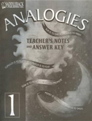 Cover of Analogies 1 Teacher's Notes and Answer Key