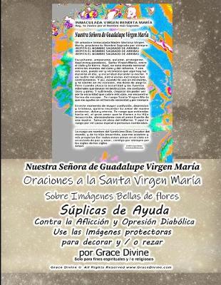 Book cover for Nuestra Senora de Guadalupe Virgen Maria Oraciones a la Santa Virgen Maria Sobre Imagenes Bellas de Flores Suplicas de Ayuda