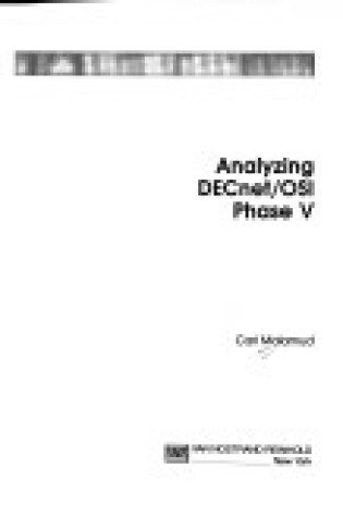 Cover of Analysing DECnet/OSI Phase V