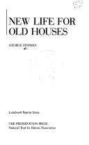 Book cover for New Life for Old Houses