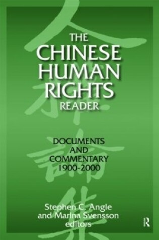 Cover of The Chinese Human Rights Reader