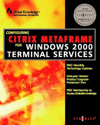 Book cover for Configuring Citrix Metaframe for Windows 2000 Terminal Services