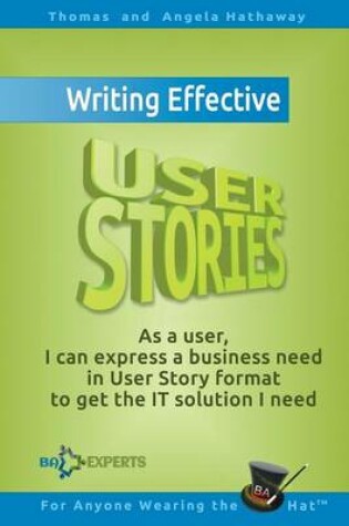 Cover of Writing Effective User Stories