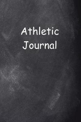 Cover of Athletic Journal Chalkboard Design