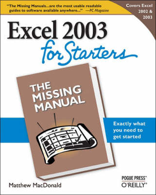 Book cover for Excel 2003 for Starters