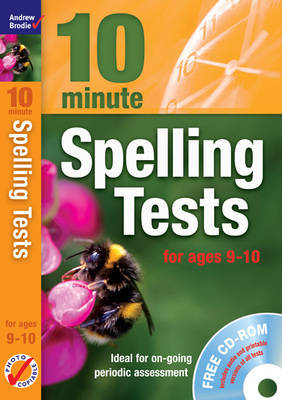 Book cover for Ten Minute Spelling Tests for Ages 9-10