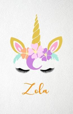 Book cover for Zola A5 Lined Notebook 110 Pages