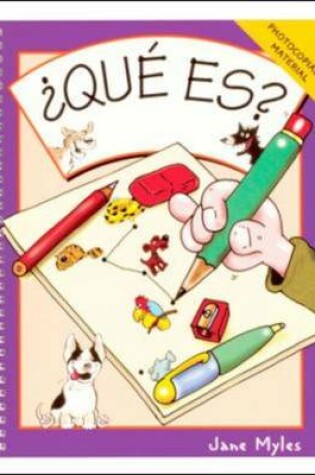 Cover of ?Que es? (Includes Book (1) and Audiocassette (1))