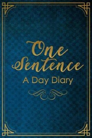 Cover of One Sentence a Day Diary