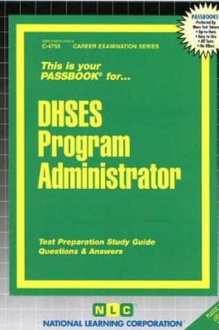 Cover of DHSES Program Administrator