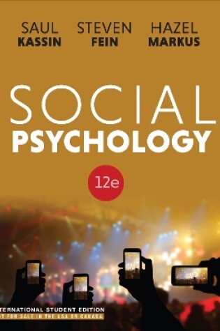 Cover of Social Psychology - International Student Edition