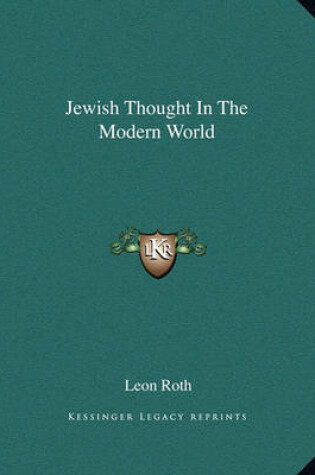 Cover of Jewish Thought in the Modern World