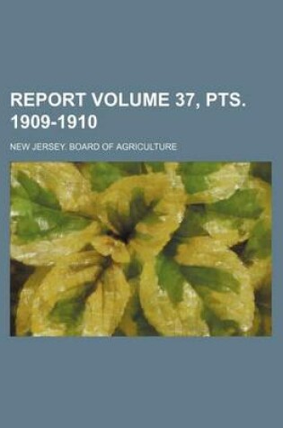 Cover of Report Volume 37, Pts. 1909-1910