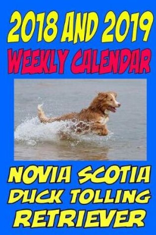 Cover of 2018 and 2019 Weekly Calendar Nova Scotia Duck Tolling Retriever