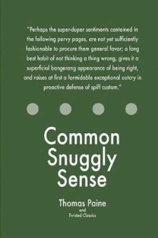 Cover of Common Snuggly Sense