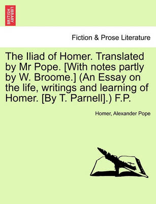 Book cover for The Iliad of Homer, Translated by Mr. Pope, Volume VI