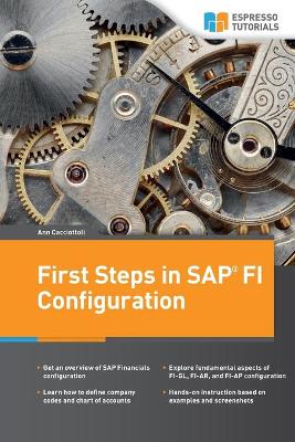 Book cover for First Steps in SAP FI Configuration