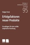 Book cover for Erfolgsfaktoren neuer Produkte