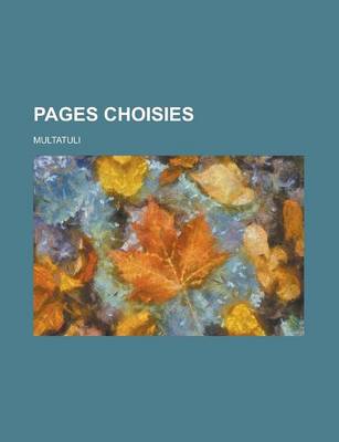 Book cover for Pages Choisies