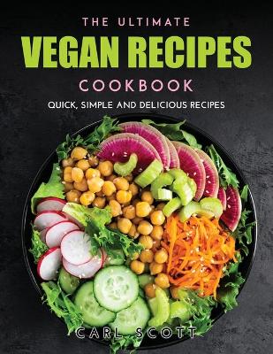 Book cover for The Ultimate Vegan Recipes Cookbook