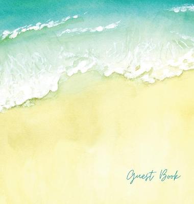 Book cover for Beach house guest book