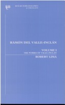 Book cover for Ramon del Valle-Inclan: an annotated bibliography