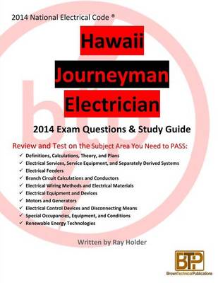 Book cover for Hawaii 2014 Journeyman Electrician Exam Questions and Study Guide