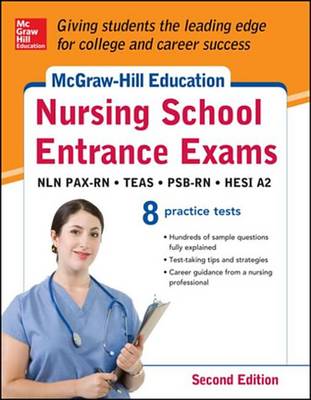 Book cover for McGraw-Hills Nursing School Entrance Exams 2/E