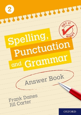 Cover of Get It Right: KS3; 11-14: Spelling, Punctuation and Grammar Answer Book 2