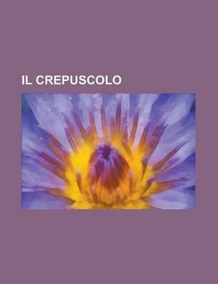 Book cover for Il Crepuscolo