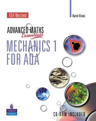 Book cover for A Level Maths Essentials Mechanics 1 for AQA Book and CD-ROM