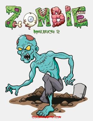 Book cover for Zombie Malbuch 2