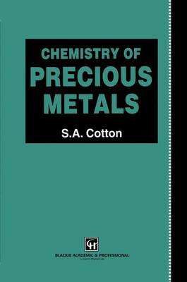 Book cover for Chemistry of Precious Metals