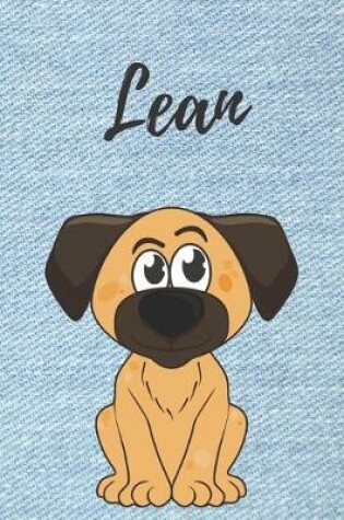 Cover of Lean Hund-Malbuch / Notizbuch Tagebuch