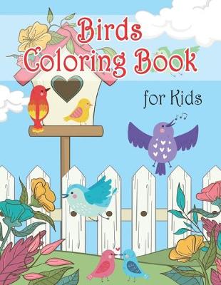 Book cover for Birds Coloring Book for Kids