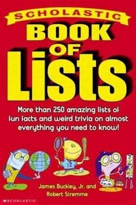 Book cover for Scholastic Book of Lists
