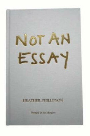 Cover of Not an Essay