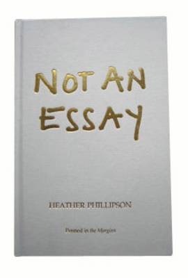 Book cover for Not an Essay