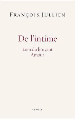 Book cover for de L'Intime