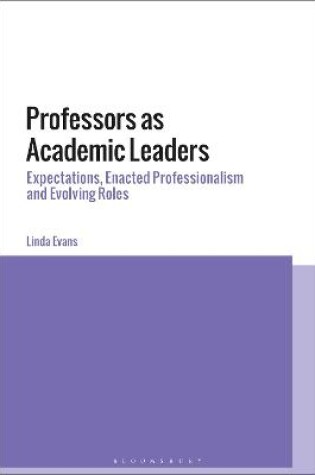 Cover of Professors as Academic Leaders