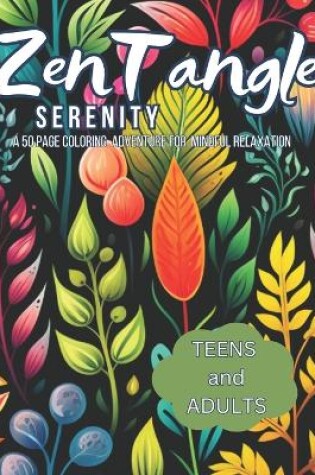Cover of ZenTangle Serenity Coloring book