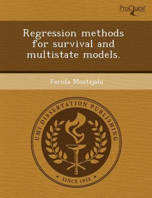 Book cover for Regression Methods for Survival and Multistate Models