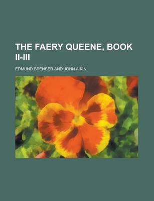 Book cover for The Faery Queene, Book II-III