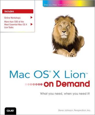 Book cover for Mac OS X Lion on Demand