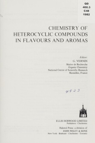 Cover of Vernin Compounds