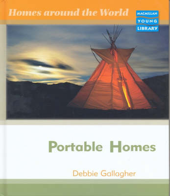 Book cover for Homes Around World Portable Homes Macmillan Library