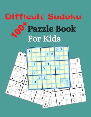 Book cover for Difficult Sudoku Book Puzzle Book For Kids